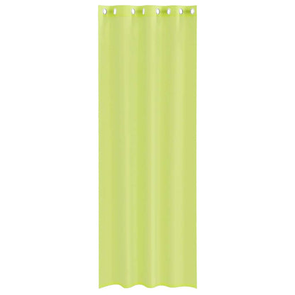 vidaXL Voile Curtains with Grommets 2 pcs Apple Green 140x260 cm