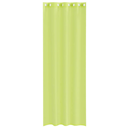vidaXL Voile Curtains with Grommets 2 pcs Apple Green 140x300 cm