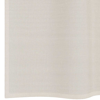 vidaXL Voile Curtains with Grommets 2 pcs Cream 140x140 cm