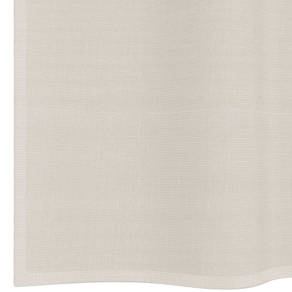 vidaXL Voile Curtains with Grommets 2 pcs Cream 140x260 cm