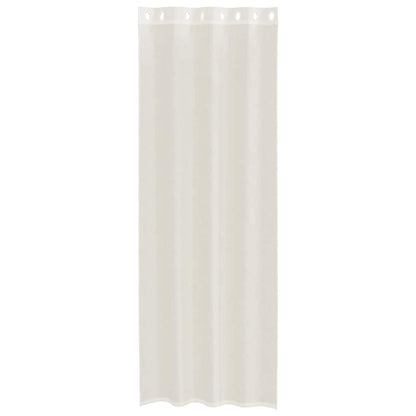vidaXL Voile Curtains with Grommets 2 pcs Cream 140x300 cm
