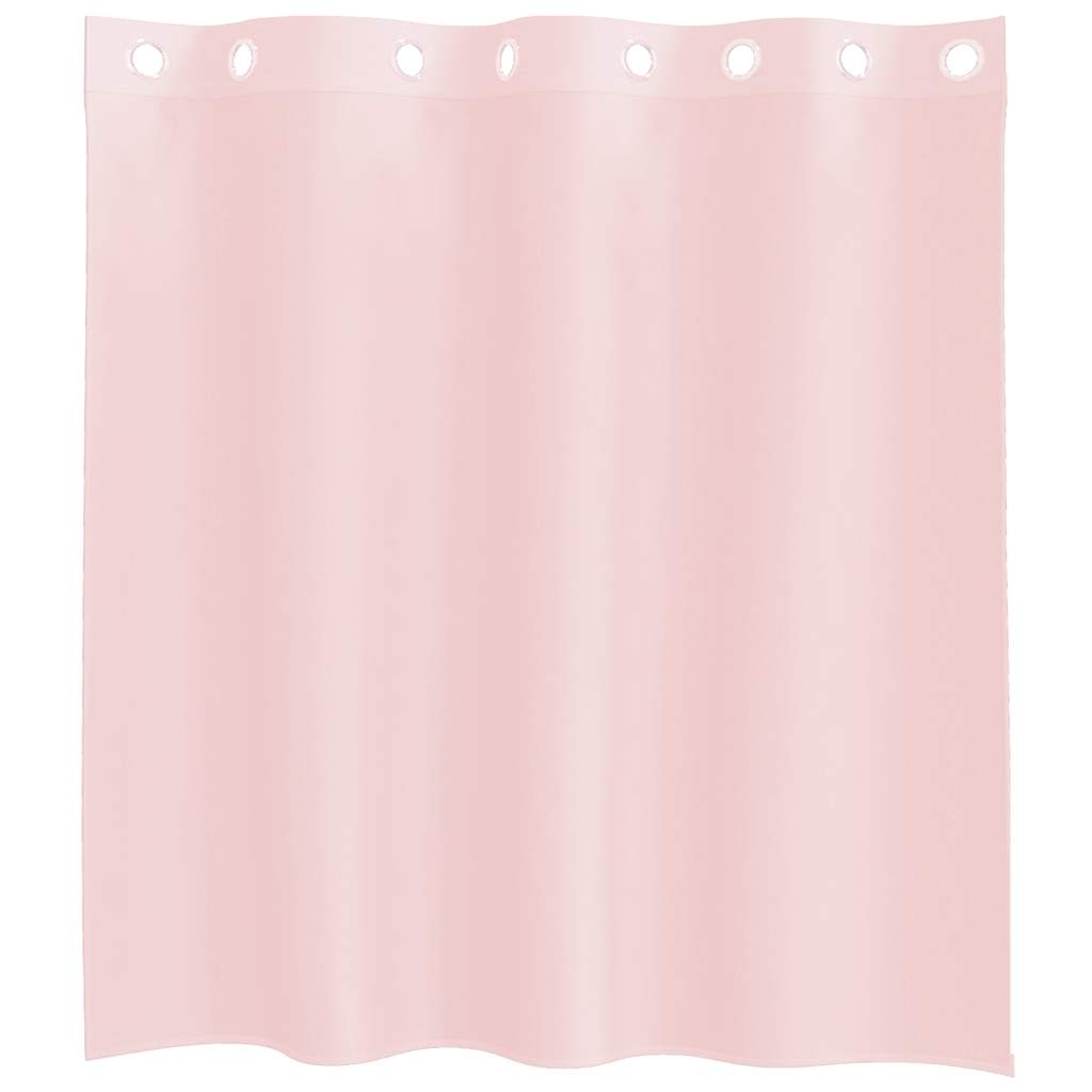 vidaXL Voile Curtains with Grommets 2 pcs Light Pink 140x140 cm