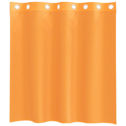 vidaXL Voile Curtains with Grommets 2 pcs Orange 140x140 cm