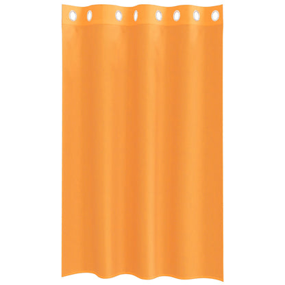 vidaXL Voile Curtains with Grommets 2 pcs Orange 140x175 cm