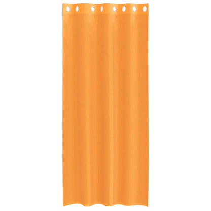 vidaXL Voile Curtains with Grommets 2 pcs Orange 140x225 cm