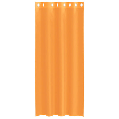 vidaXL Voile Curtains with Grommets 2 pcs Orange 140x225 cm