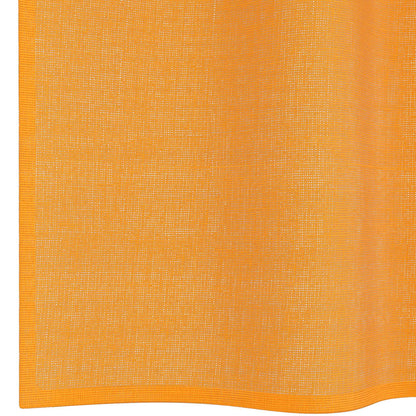 vidaXL Voile Curtains with Grommets 2 pcs Orange 140x245 cm