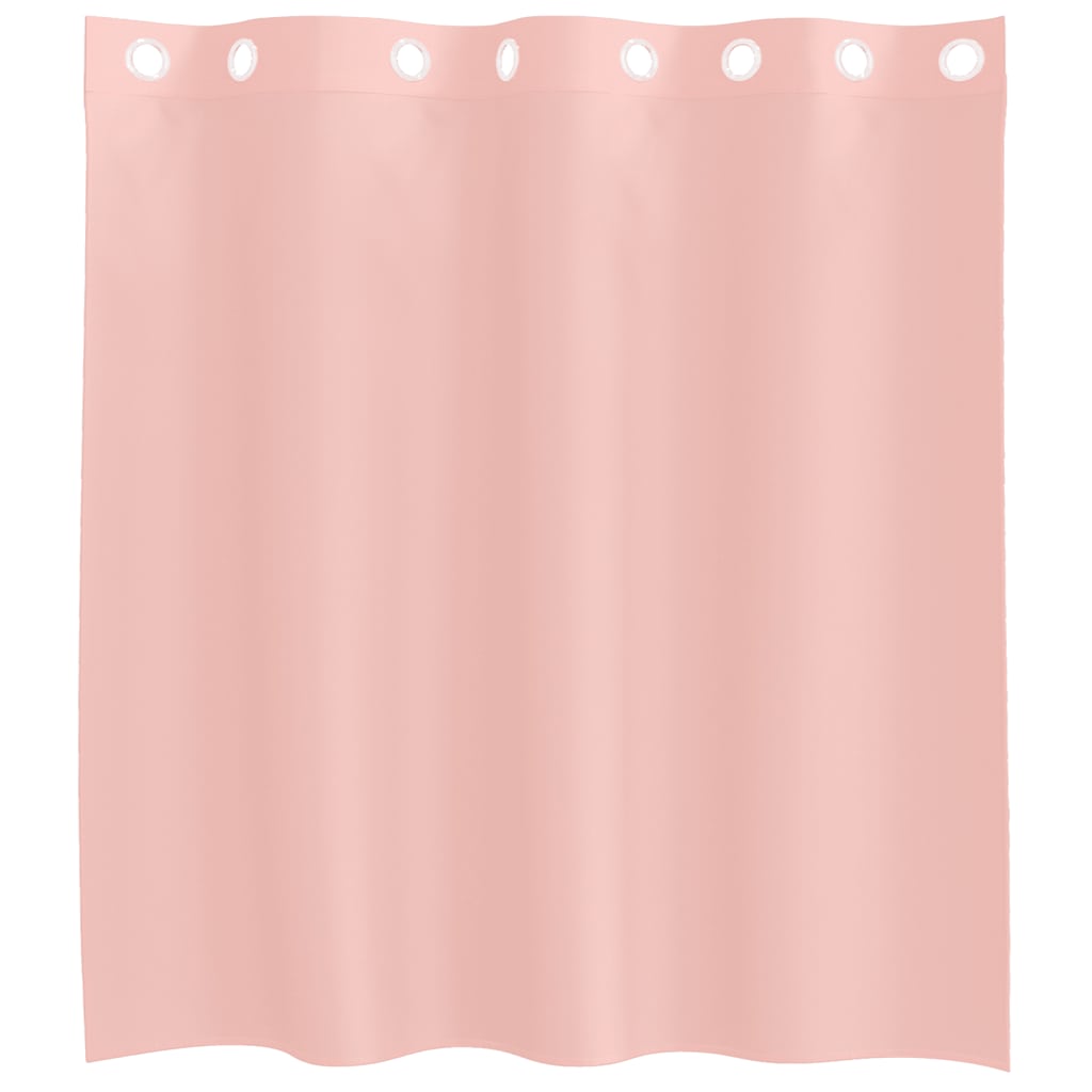 vidaXL Voile Curtains with Grommets 2 pcs Pink 140x140 cm