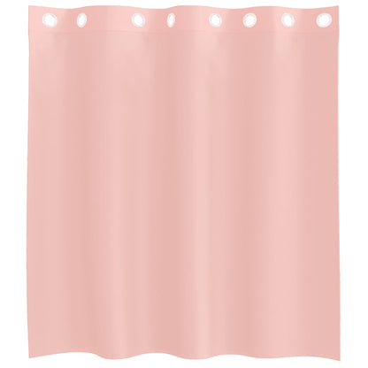 vidaXL Voile Curtains with Grommets 2 pcs Pink 140x140 cm