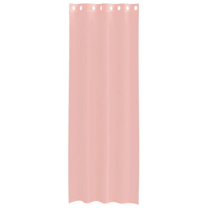 vidaXL Voile Curtains with Grommets 2 pcs Pink 140x300 cm