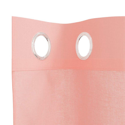 vidaXL Voile Curtains with Grommets 2 pcs Pink 140x300 cm