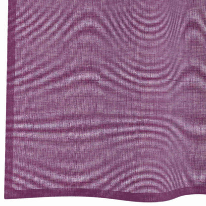 vidaXL Voile Curtains with Grommets 2 pcs Purple 140x225 cm