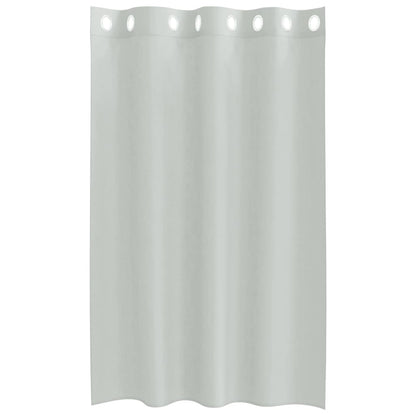 vidaXL Voile Curtains with Grommets 2 pcs Light Grey 140x175 cm
