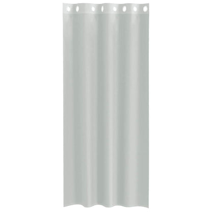 vidaXL Voile Curtains with Grommets 2 pcs Light Grey 140x225 cm
