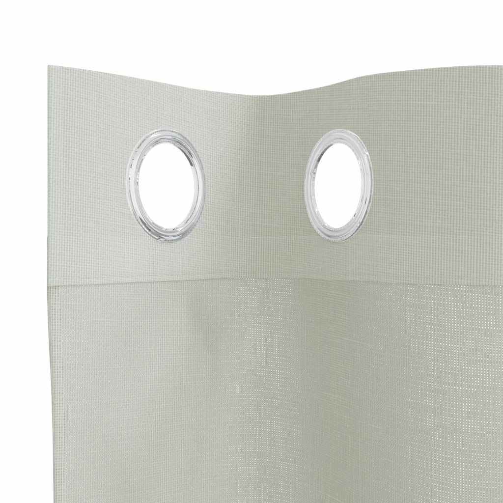 vidaXL Voile Curtains with Grommets 2 pcs Light Grey 140x225 cm