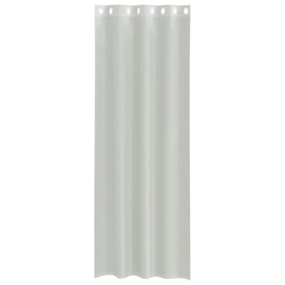 vidaXL Voile Curtains with Grommets 2 pcs Light Grey 140x260 cm