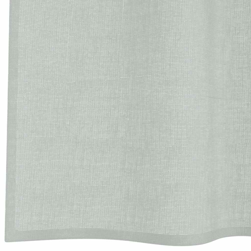 vidaXL Voile Curtains with Grommets 2 pcs Light Grey 140x260 cm