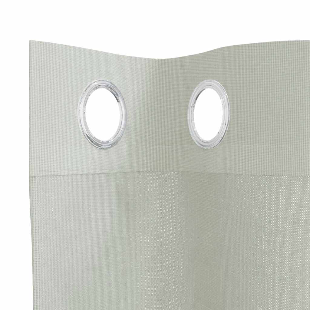 vidaXL Voile Curtains with Grommets 2 pcs Light Grey 140x300 cm