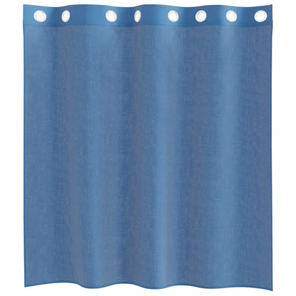vidaXL Voile Curtains with Grommets 2 pcs Royal Blue