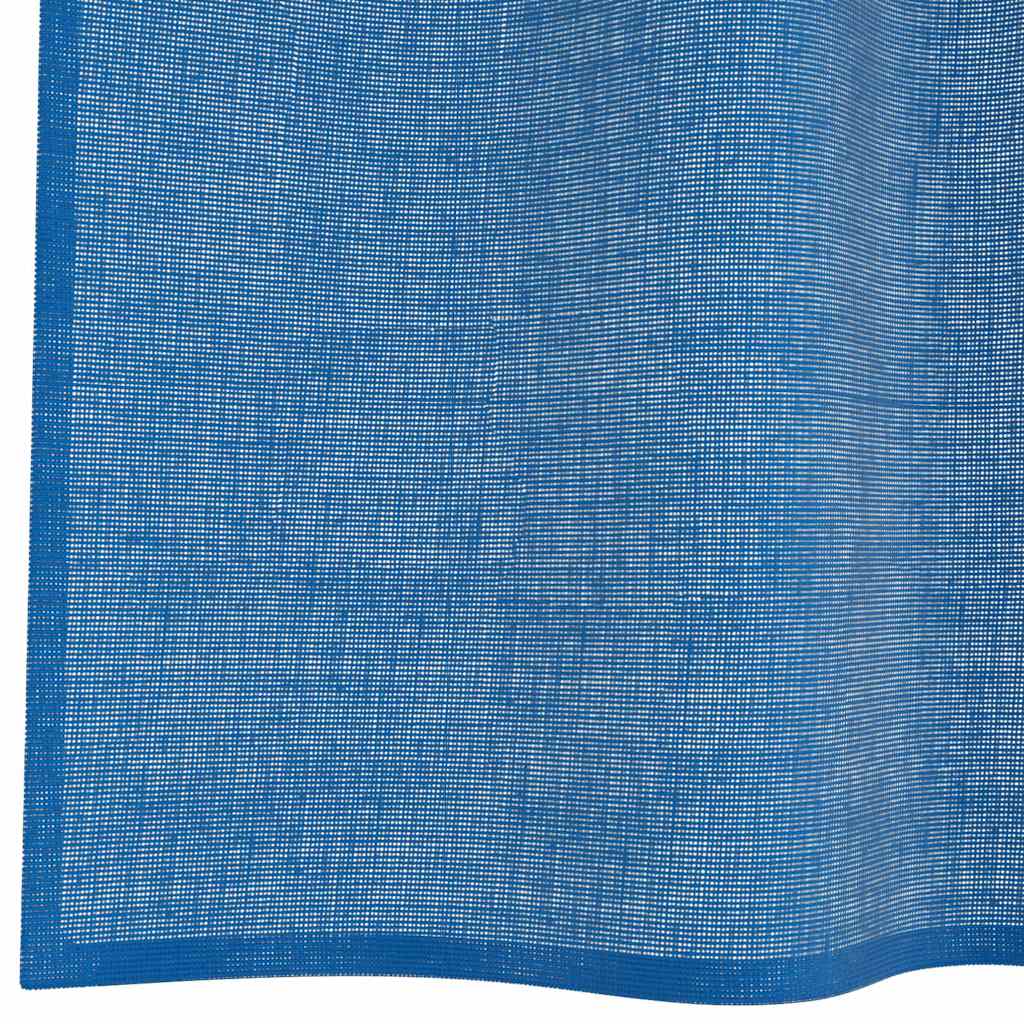 vidaXL Voile Curtains with Grommets 2 pcs Royal Blue