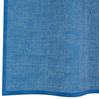 vidaXL Voile Curtains with Grommets 2 pcs Royal Blue