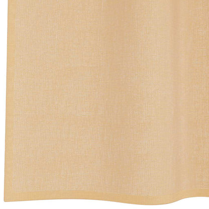 vidaXL Voile Curtains with Grommets 2 pcs Sand