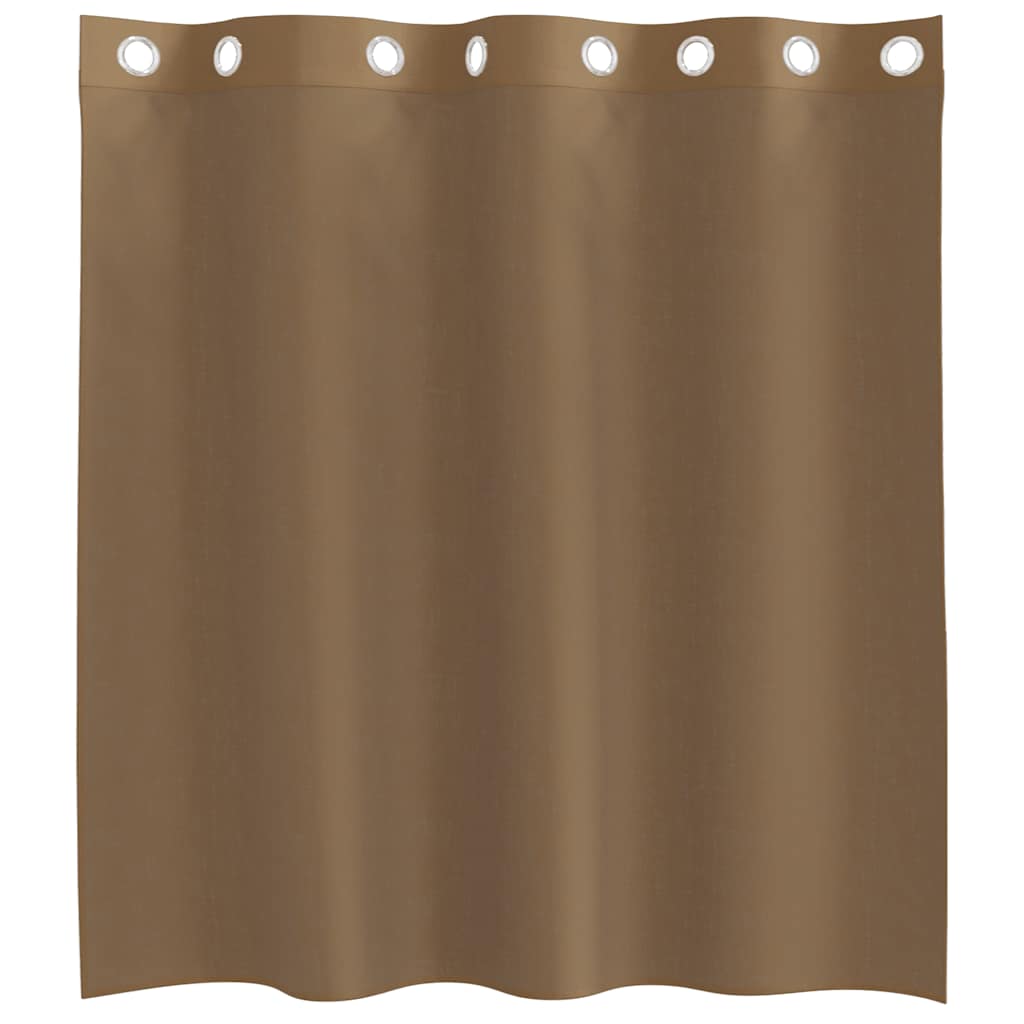 vidaXL Voile Curtains with Grommets 2 pcs Light Brown