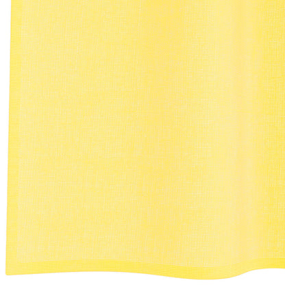 vidaXL Voile Curtains with Grommets 2 pcs Yellow