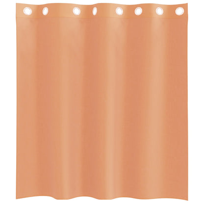vidaXL Voile Curtains with Grommets 2 pcs Terracotta