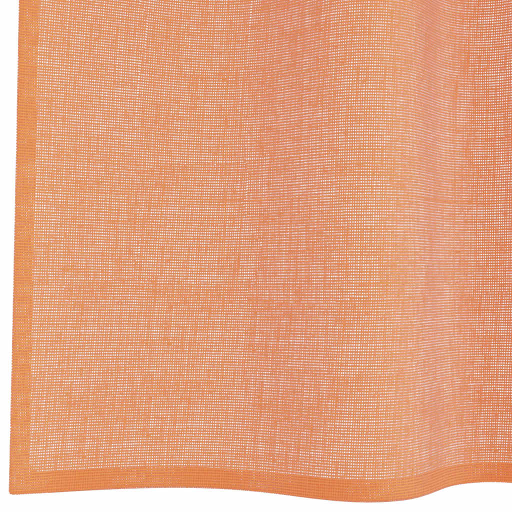 vidaXL Voile Curtains with Grommets 2 pcs Terracotta