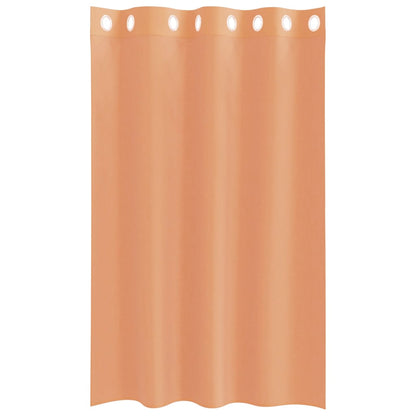 vidaXL Voile Curtains with Grommets 2 pcs Terracotta