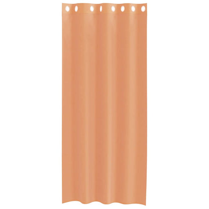 vidaXL Voile Curtains with Grommets 2 pcs Terracotta