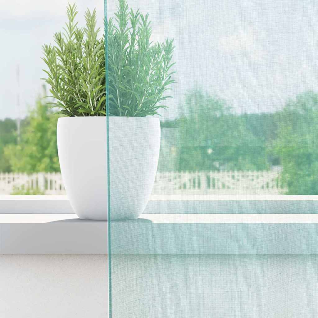 vidaXL Voile Curtains with Grommets 2 pcs Turquoise