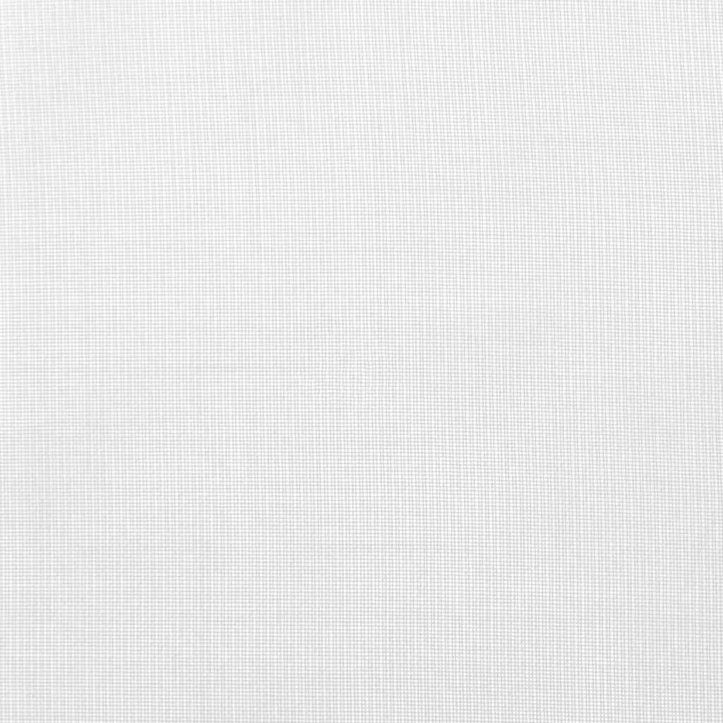 vidaXL Voile Curtains with Grommets 2 pcs White