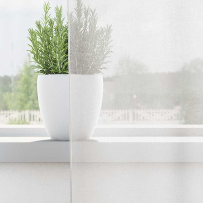 vidaXL Voile Curtains with Grommets 2 pcs White