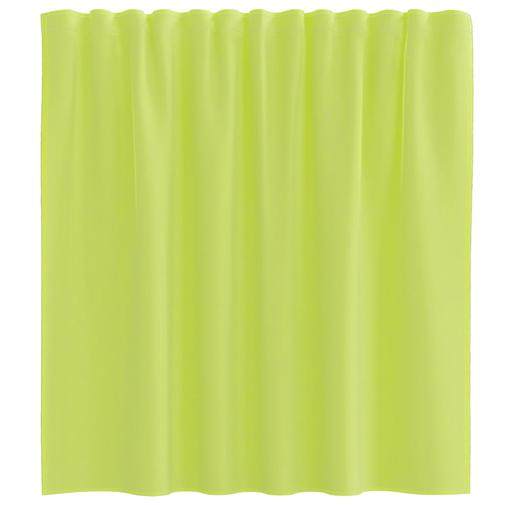 vidaXL Voile Curtains with Rod Pockets 2 pcs Apple Green