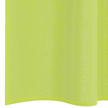vidaXL Voile Curtains with Rod Pockets 2 pcs Apple Green