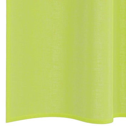 vidaXL Voile Curtains with Rod Pockets 2 pcs Apple Green