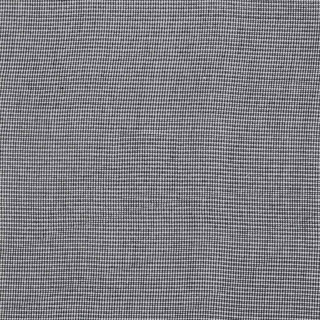 vidaXL Voile Curtains with Rod Pockets 2 pcs Black