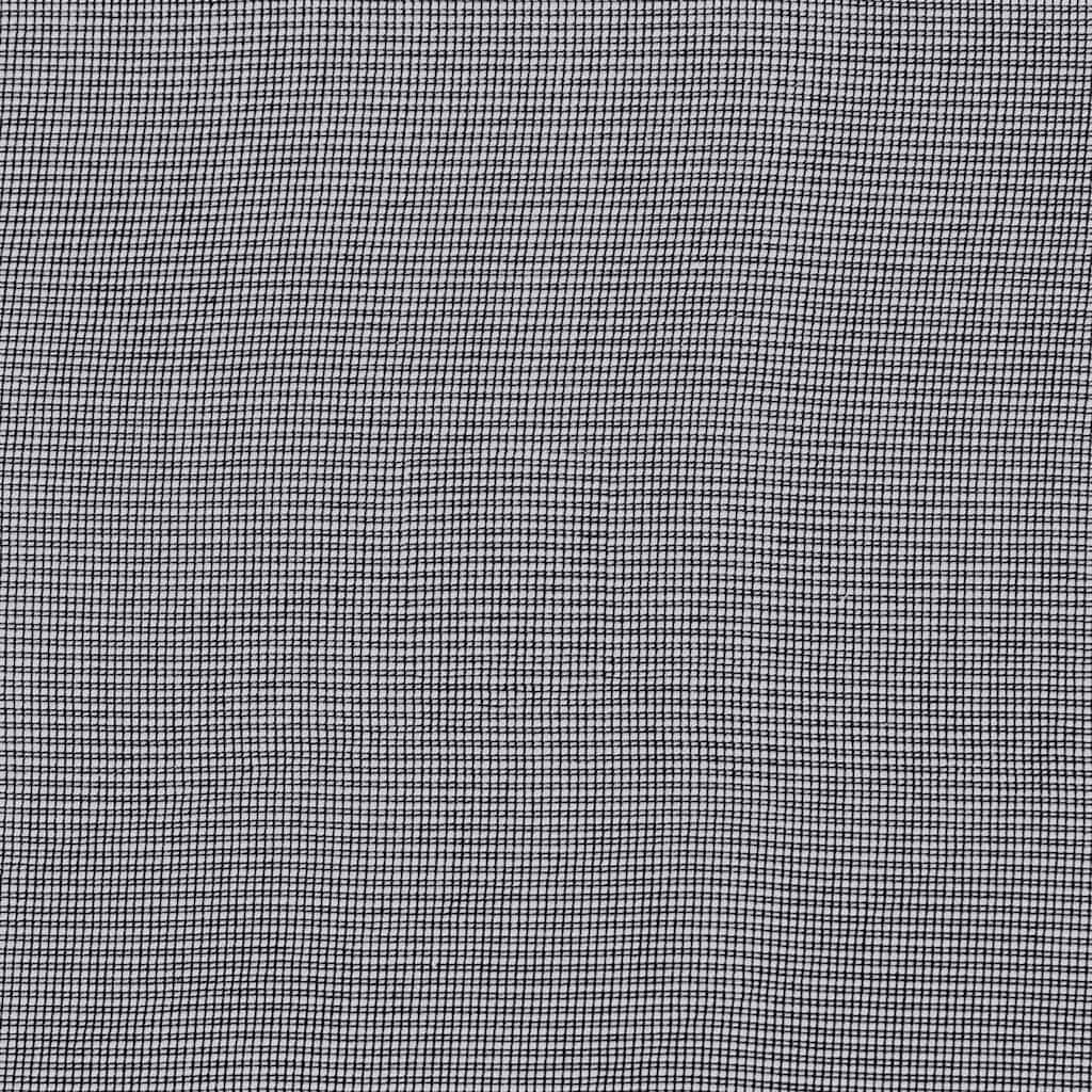 vidaXL Voile Curtains with Rod Pockets 2 pcs Black