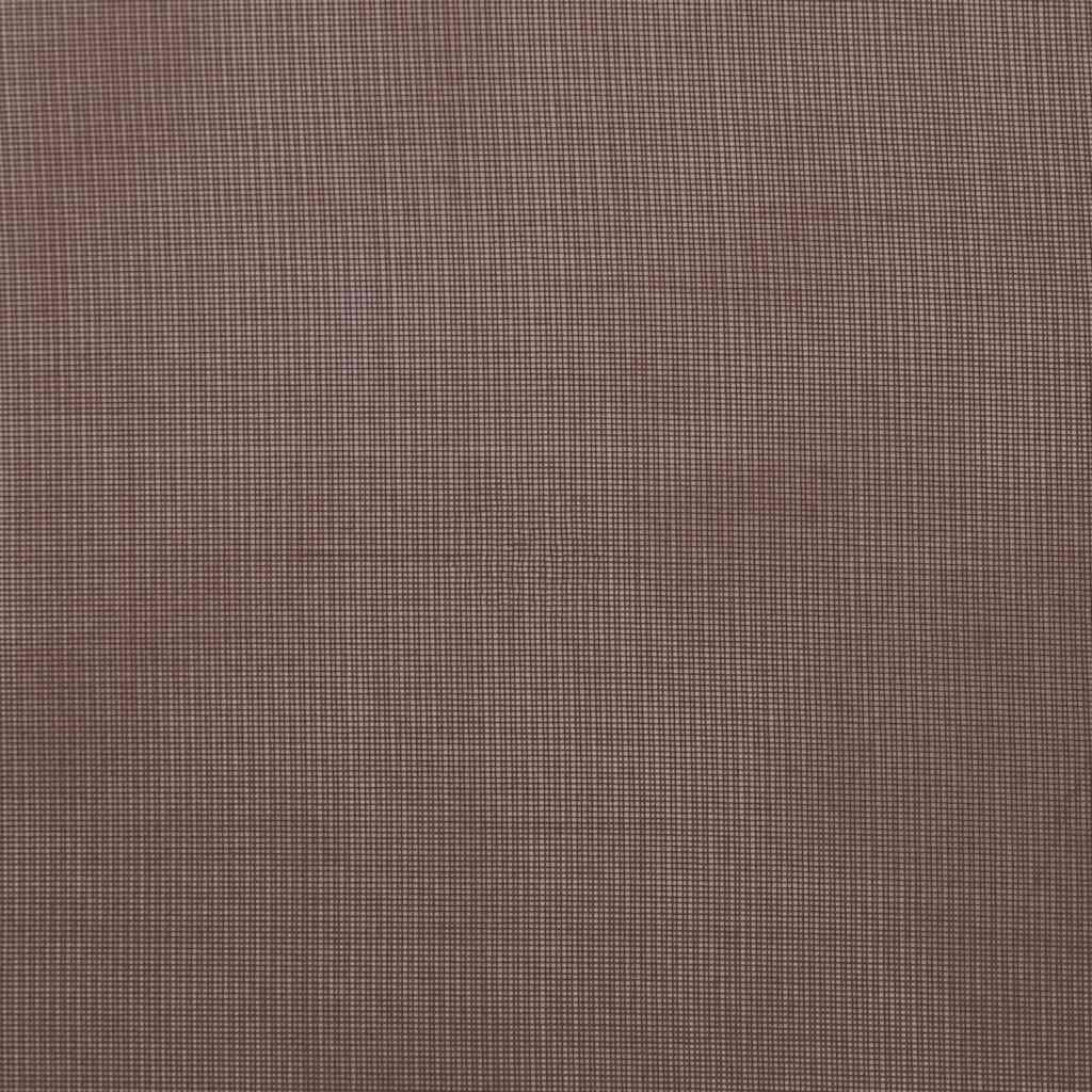 vidaXL Voile Curtains with Rod Pockets 2 pcs Brown