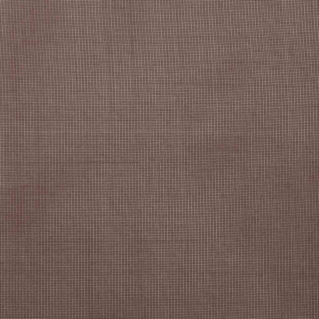 vidaXL Voile Curtains with Rod Pockets 2 pcs Brown