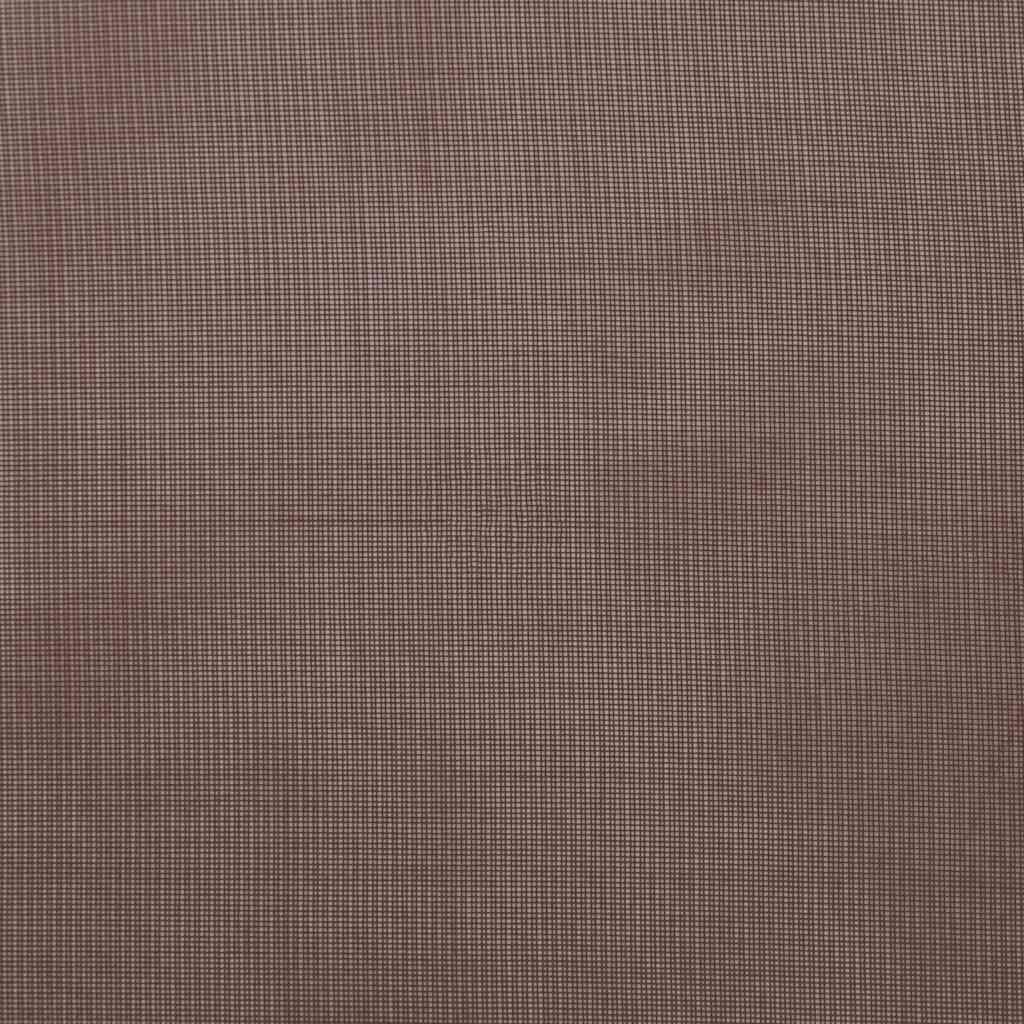 vidaXL Voile Curtains with Rod Pockets 2 pcs Brown