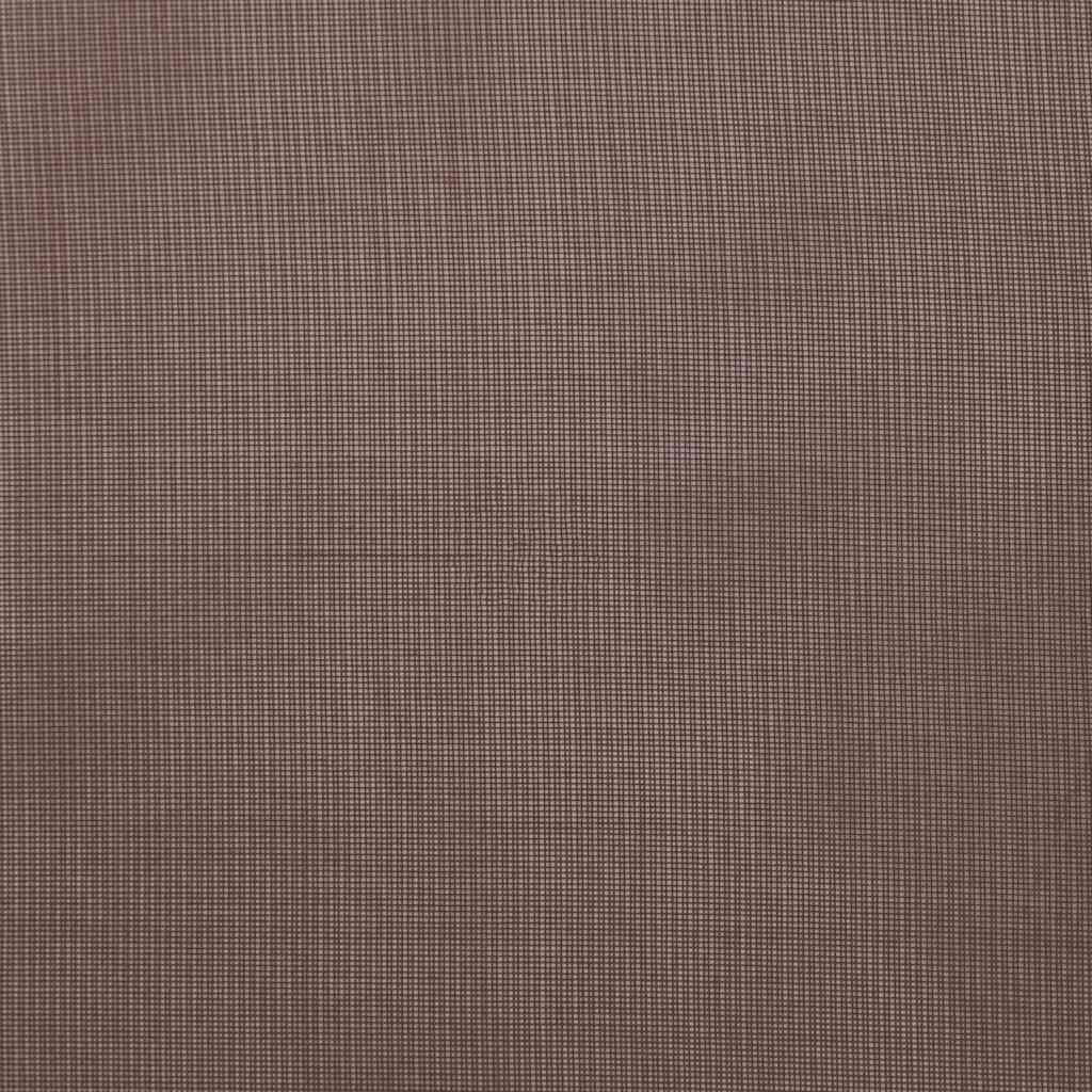 vidaXL Voile Curtains with Rod Pockets 2 pcs Brown