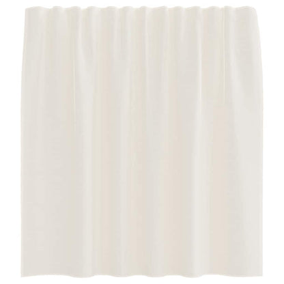 vidaXL Voile Curtains with Rod Pockets 2 pcs Cream