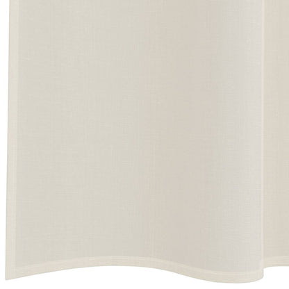 vidaXL Voile Curtains with Rod Pockets 2 pcs Cream