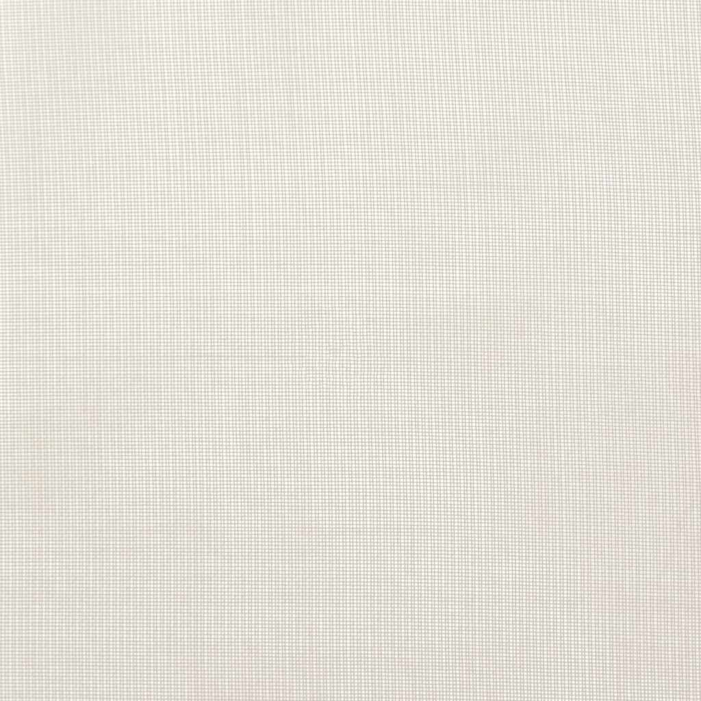 vidaXL Voile Curtains with Rod Pockets 2 pcs Cream