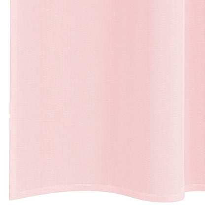 vidaXL Voile Curtains with Rod Pockets 2 pcs Light Pink