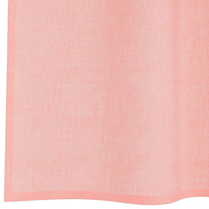 vidaXL Voile Curtains with Rod Pockets 2 pcs Pink