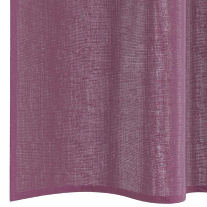 vidaXL Voile Curtains with Rod Pockets 2 pcs Purple